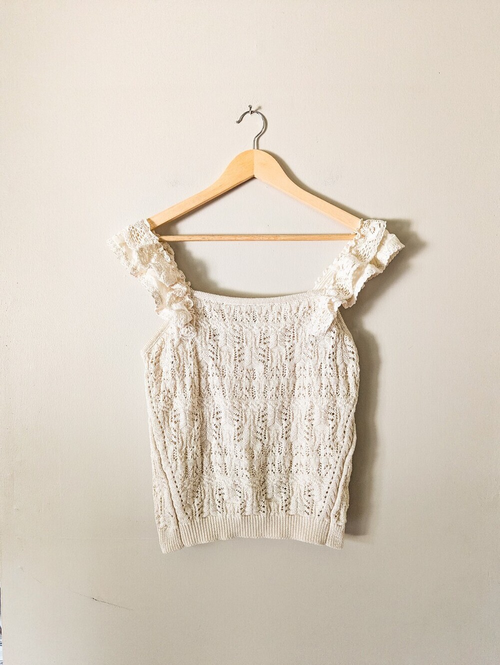 Dex Free People Crochet Ruffle Tank - Picture 7 of 7